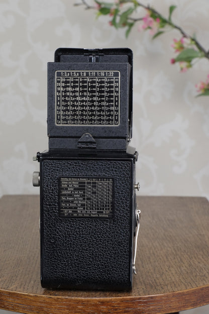 Excellent! 1934 Old Standard Rolleiflex, Freshly Serviced, CLA’d! - Frank & Heidecke- Petrakla Classic Cameras