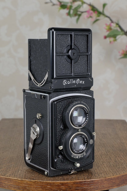 Excellent! 1934 Old Standard Rolleiflex, Freshly Serviced, CLA’d! - Frank & Heidecke- Petrakla Classic Cameras