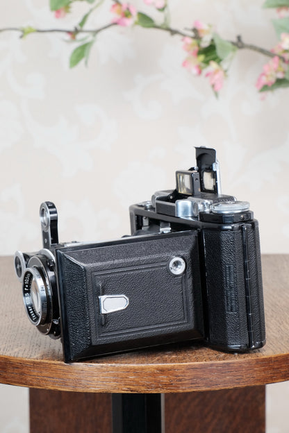 SUPERB! 1937 Zeiss Ikon Super Ikonta 6x9, Tessar lens, CLA'd, FRESHLY SERVICED! - Zeiss-Ikon- Petrakla Classic Cameras