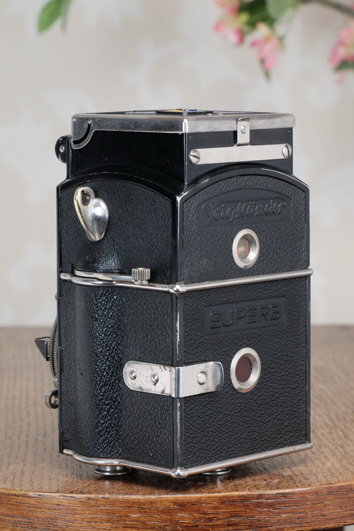 1934 Voigtlander 6x6 Superb TLR, the desirable model with “big ears”, CLA'd, Freshly Serviced! - Voigtlander- Petrakla Classic Cameras