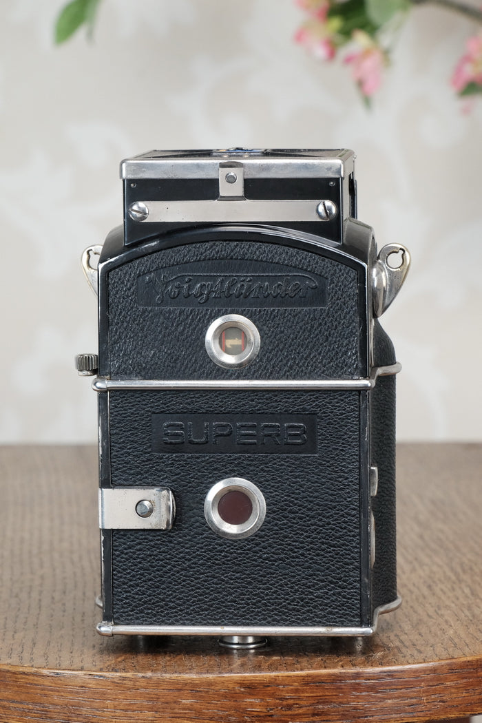 1934 Voigtlander 6x6 Superb TLR, the desirable model with “big ears”, CLA'd, Freshly Serviced! - Voigtlander- Petrakla Classic Cameras