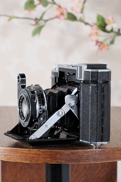 SUPERB! 1938 Zeiss Ikon Super Ikonta 6x6, Tessar lens, Freshly Serviced! - Zeiss-Ikon- Petrakla Classic Cameras