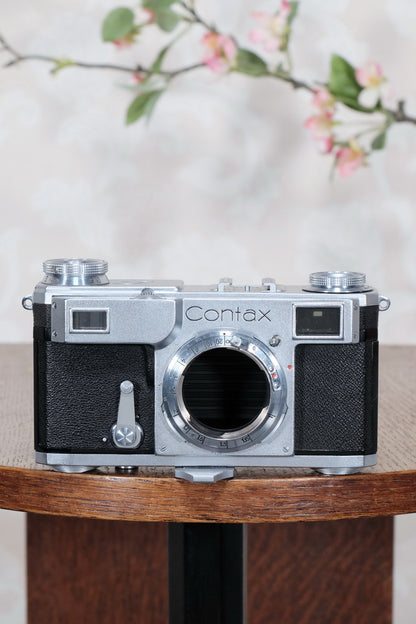 Near mint! 1939 Zeiss Ikon Contax II Body,  CLA'd, Freshly Serviced! - Zeiss-Ikon- Petrakla Classic Cameras