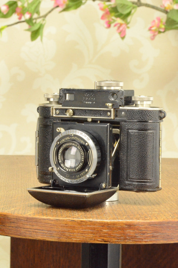 SUPERB! 1937 Certo Dollina II, 35mm coupled rangefinder camera, CLA’d - Certo- Petrakla Classic Cameras