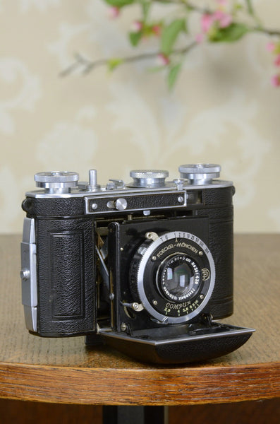 SUPERB! 1935 35mm Certo Dollina folding camera, Freshly Serviced! - Certo- Petrakla Classic Cameras