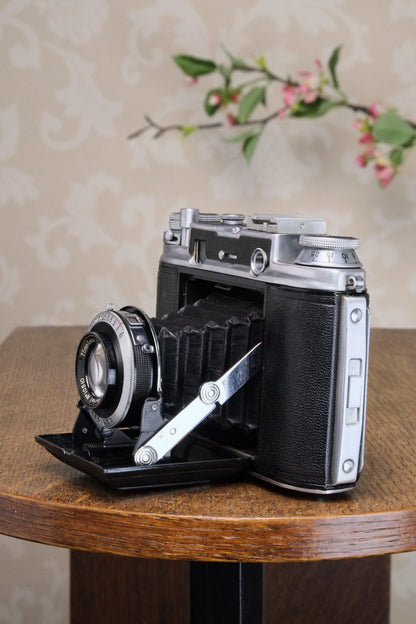 1949 ENSIGN COMMANDO 6x6 / 6X4.5 coupled Rangefinder Camera, FRESHLY SERVICED! - Ensign- Petrakla Classic Cameras