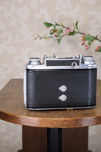 1949 ENSIGN COMMANDO 6x6 / 6X4.5 coupled Rangefinder Camera, FRESHLY SERVICED! - Ensign- Petrakla Classic Cameras