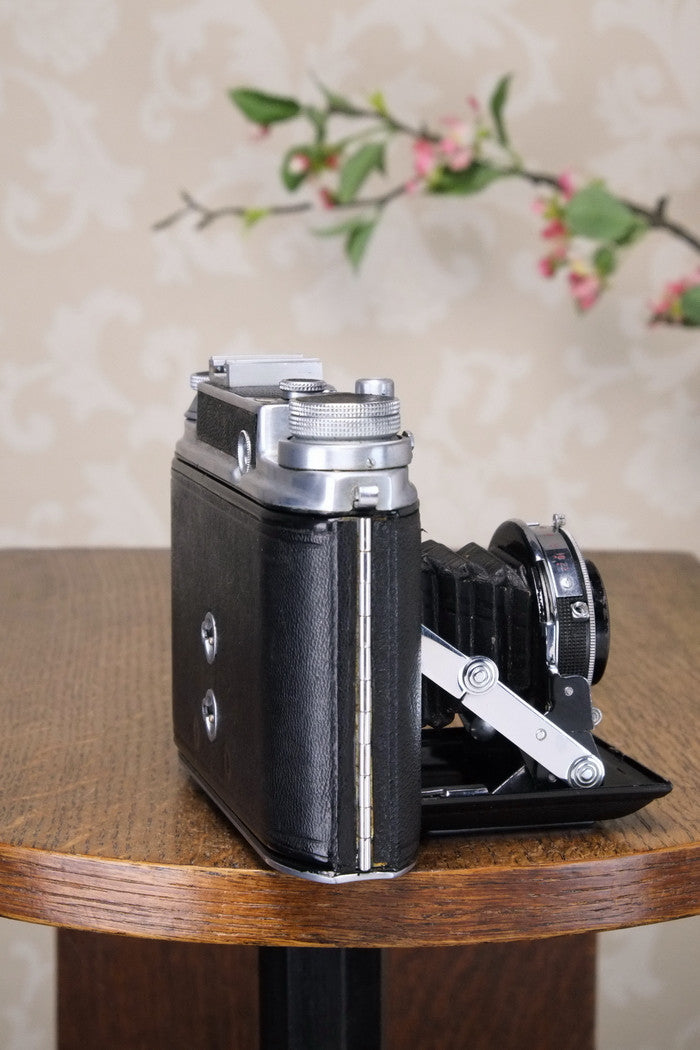 1949 ENSIGN COMMANDO 6x6 / 6X4.5 coupled Rangefinder Camera, FRESHLY SERVICED! - Ensign- Petrakla Classic Cameras