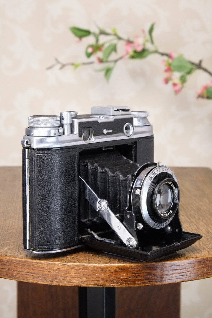 1949 ENSIGN COMMANDO 6x6 / 6X4.5 coupled Rangefinder Camera, FRESHLY SERVICED! - Ensign- Petrakla Classic Cameras