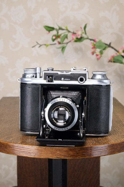 1949 ENSIGN COMMANDO 6x6 / 6X4.5 coupled Rangefinder Camera, FRESHLY SERVICED! - Ensign- Petrakla Classic Cameras