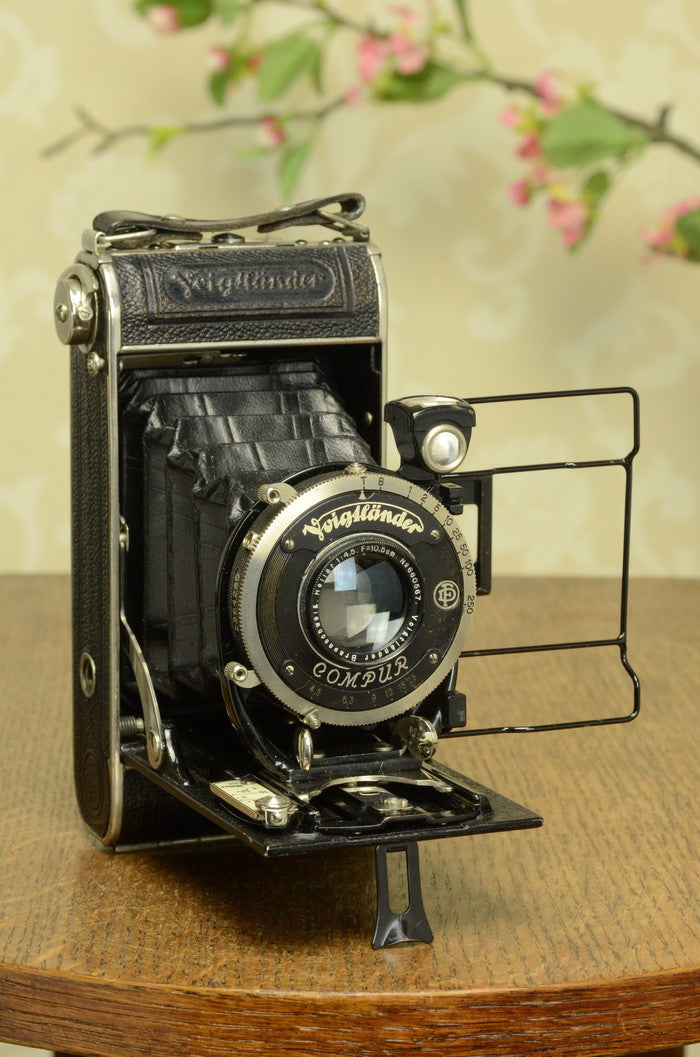 SUPERB!  1931 Prewar Voigtlander 6x9 Folder with HELIAR lens. FRESHLY SERVICED! - Voigtlander- Petrakla Classic Cameras