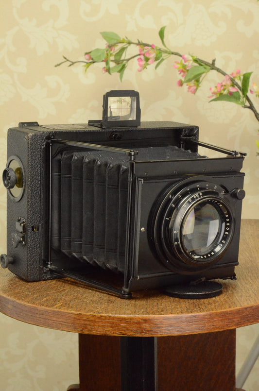 Near Mint cosmetics! circa1925 ICA Minimal-Palmos, Large Format 10x15cm camera. - Ica- Petrakla Classic Cameras