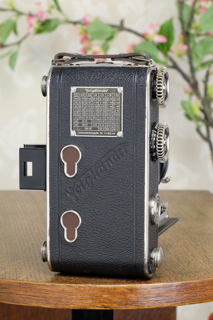 1932 Voigtlander Inos II 6x9 Folder, CLA’d, FRESHLY SERVICED! - Voigtlander- Petrakla Classic Cameras