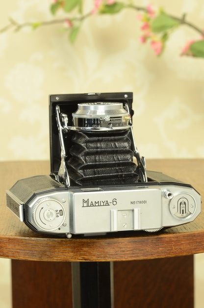 NEAR MINT! Mamiya-6 6x6 Coupled Rangefinder Camera, FRESHLY SERVICED - Mamiya- Petrakla Classic Cameras