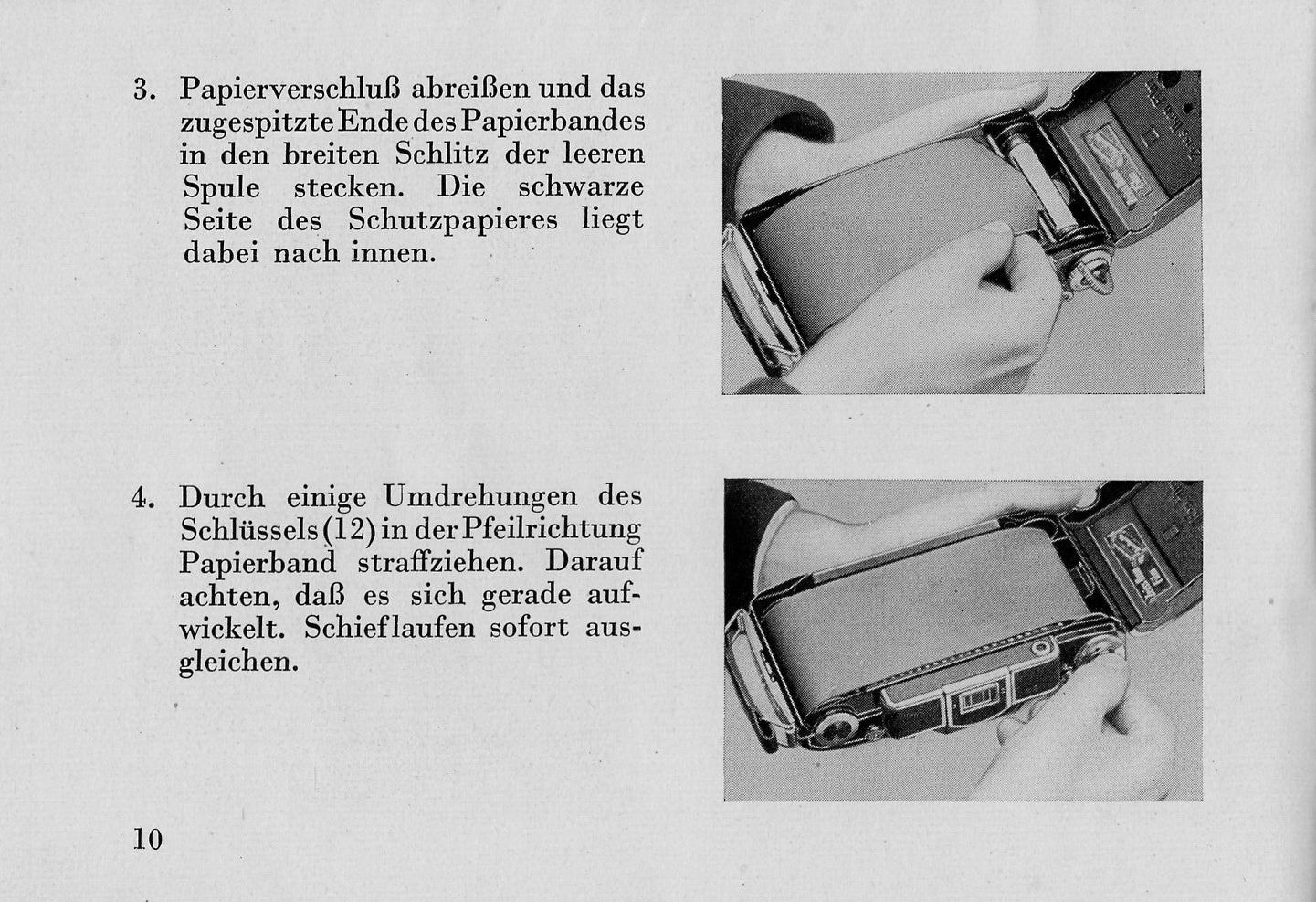 Gebrauchsanweisung zur Super Ikonta II (Dresden) (Original) Free Shipping! - Zeiss-Ikon- Petrakla Classic Cameras