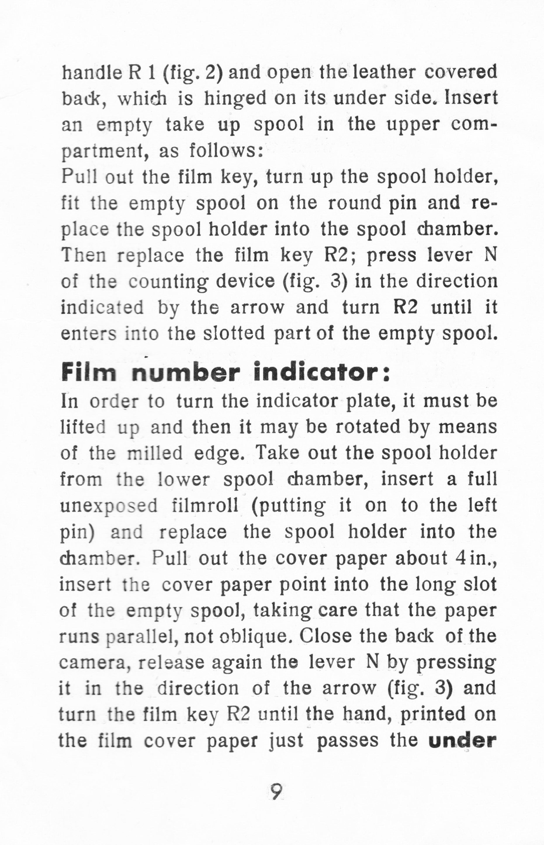 Instructions for use Roll-Op II (original) Rare, Free Shipping! - Plaubel- Petrakla Classic Cameras