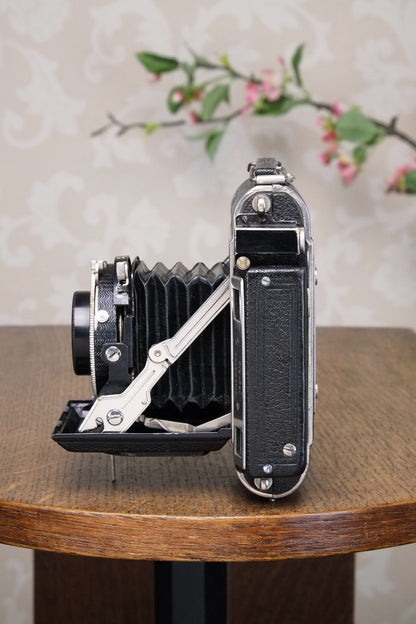 Excellent! 1939 PLAUBEL ROLL-OP! 6x4.5 COUPLED RANGEFINDER CAMERA. Freshly Serviced! - Plaubel- Petrakla Classic Cameras