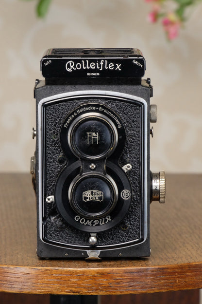 Superb! 1937 Old Standard Rolleiflex, Freshly Serviced, CLA’d - Frank & Heidecke- Petrakla Classic Cameras