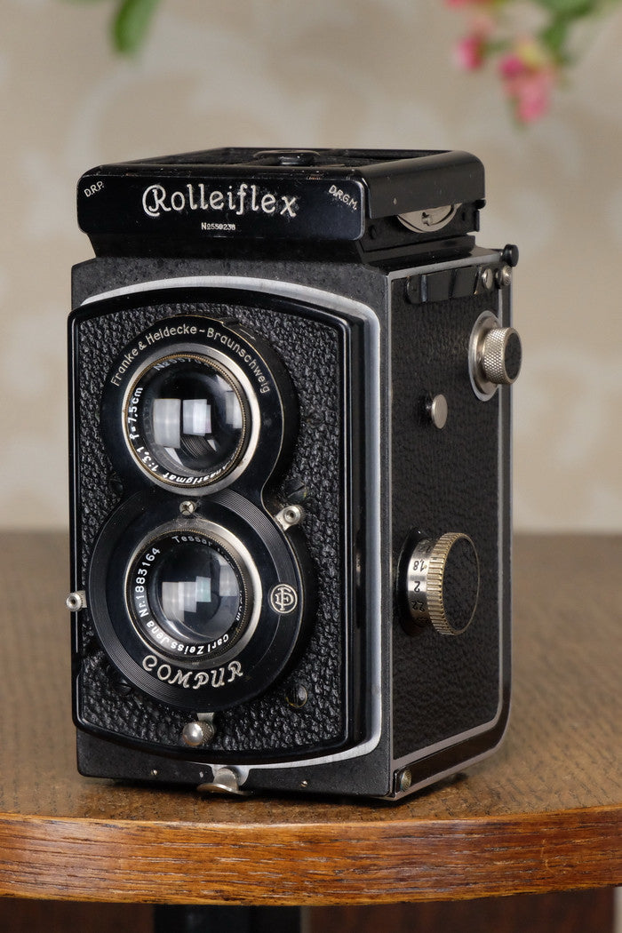 Superb! 1937 Old Standard Rolleiflex, Freshly Serviced, CLA’d - Frank & Heidecke- Petrakla Classic Cameras