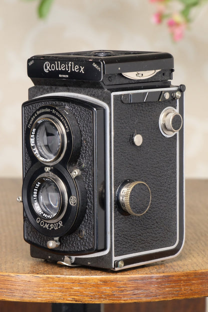 Superb! 1937 Old Standard Rolleiflex, Freshly Serviced, CLA’d - Frank & Heidecke- Petrakla Classic Cameras