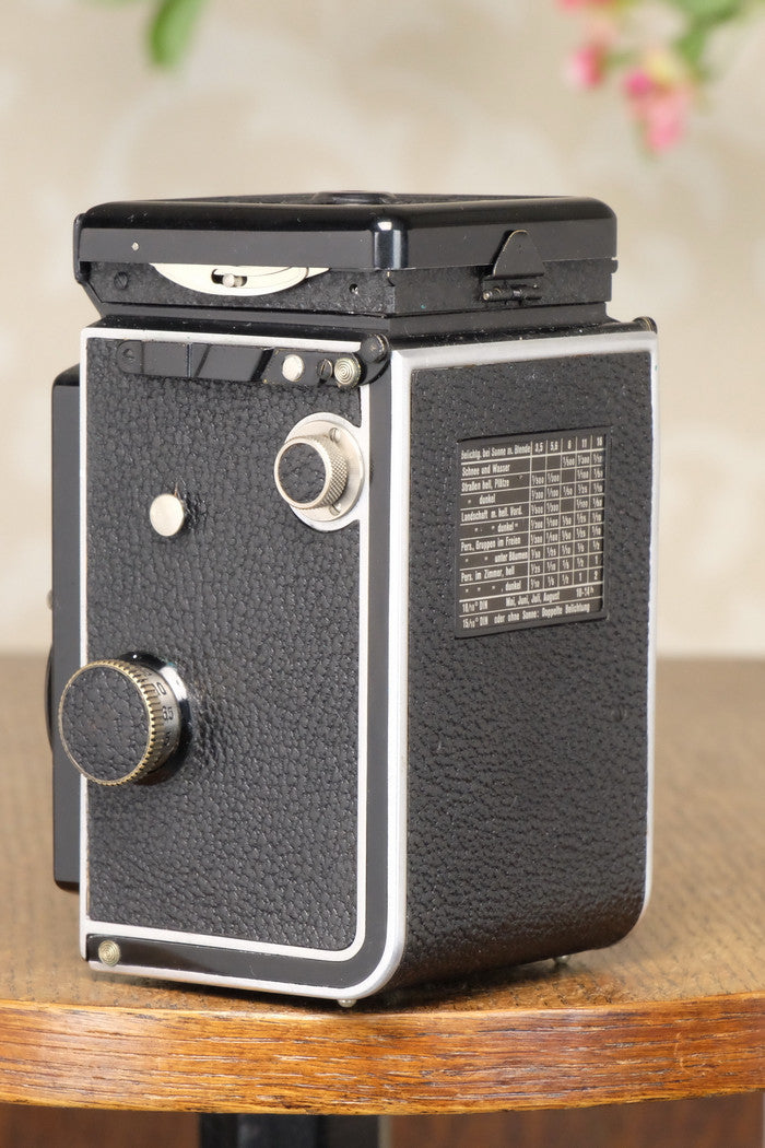 Superb! 1937 Old Standard Rolleiflex, Freshly Serviced, CLA’d - Frank & Heidecke- Petrakla Classic Cameras