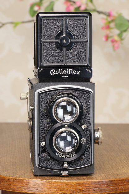 Superb! 1937 Old Standard Rolleiflex, Freshly Serviced, CLA’d - Frank & Heidecke- Petrakla Classic Cameras