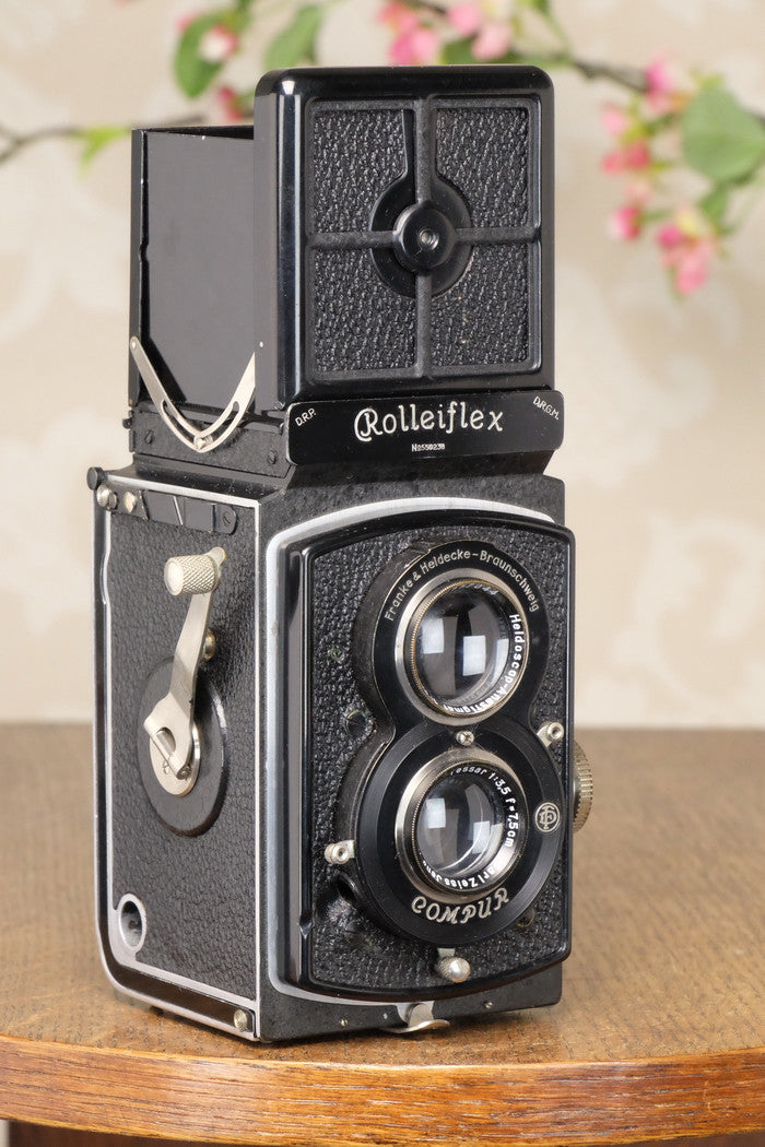 Superb! 1937 Old Standard Rolleiflex, Freshly Serviced, CLA’d - Frank & Heidecke- Petrakla Classic Cameras