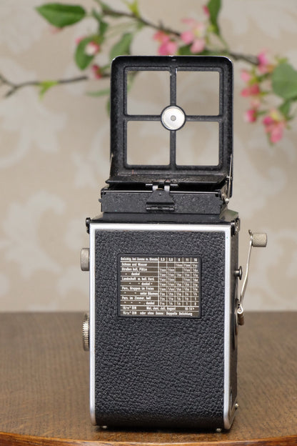 Superb! 1937 Old Standard Rolleiflex, Freshly Serviced, CLA’d - Frank & Heidecke- Petrakla Classic Cameras