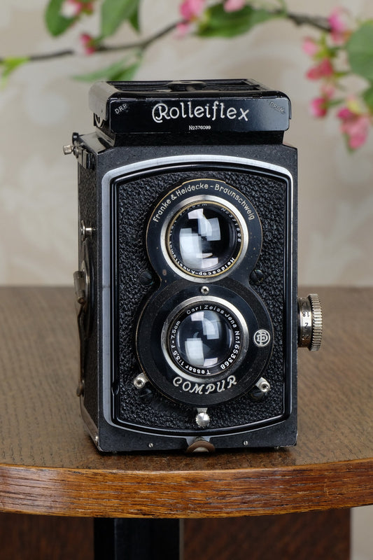 Superb! 1935 Old Standard Rolleiflex, Freshly Serviced, CLA’d - Frank & Heidecke- Petrakla Classic Cameras