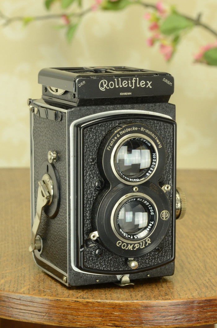 Superb! 1938 Old Standard Rolleiflex, Freshly Serviced, CLA’d - Frank & Heidecke- Petrakla Classic Cameras