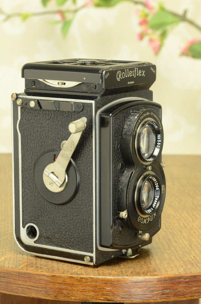 Superb! 1938 Old Standard Rolleiflex, Freshly Serviced, CLA’d - Frank & Heidecke- Petrakla Classic Cameras