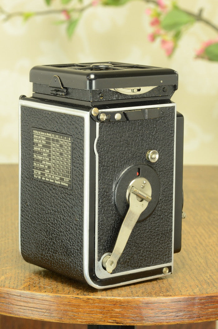 Superb! 1938 Old Standard Rolleiflex, Freshly Serviced, CLA’d - Frank & Heidecke- Petrakla Classic Cameras