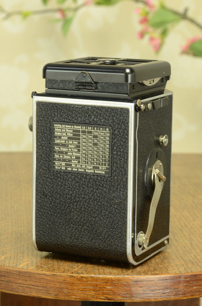 Superb! 1938 Old Standard Rolleiflex, Freshly Serviced, CLA’d - Frank & Heidecke- Petrakla Classic Cameras