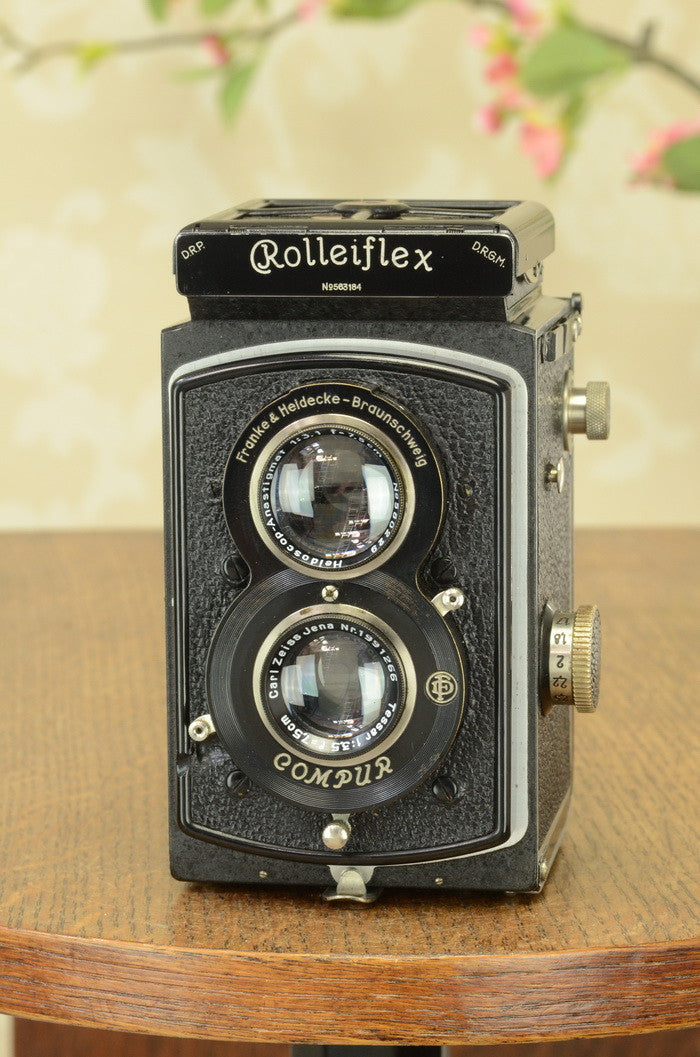 Superb! 1938 Old Standard Rolleiflex, Freshly Serviced, CLA’d - Frank & Heidecke- Petrakla Classic Cameras