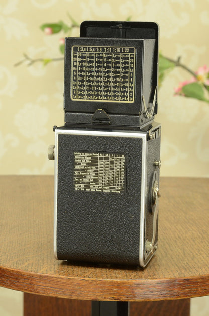 Superb! 1938 Old Standard Rolleiflex, Freshly Serviced, CLA’d - Frank & Heidecke- Petrakla Classic Cameras