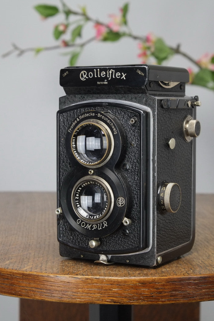 Superb! 1934 Old Standard Rolleiflex, Freshly Serviced, CLA’d - Frank & Heidecke- Petrakla Classic Cameras