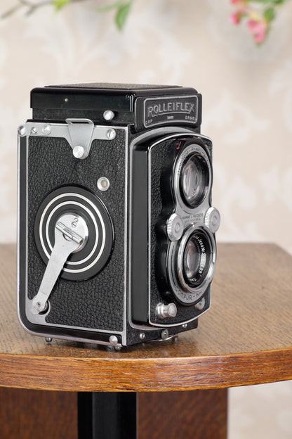 Superb! 1938 Rolleiflex Automat, Freshly Serviced, CLA’d - Frank & Heidecke- Petrakla Classic Cameras