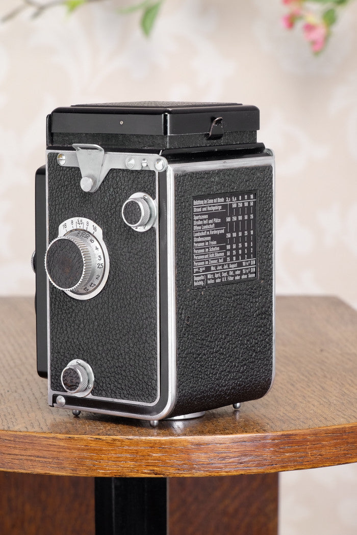 Superb! 1938 Rolleiflex Automat, Freshly Serviced, CLA’d - Frank & Heidecke- Petrakla Classic Cameras