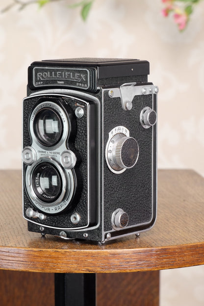 Superb! 1938 Rolleiflex Automat, Freshly Serviced, CLA’d - Frank & Heidecke- Petrakla Classic Cameras