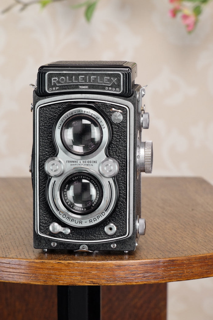 Superb! 1938 Rolleiflex Automat, Freshly Serviced, CLA’d - Frank & Heidecke- Petrakla Classic Cameras