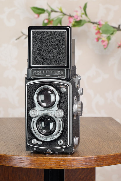 Superb! 1938 Rolleiflex Automat, Freshly Serviced, CLA’d - Frank & Heidecke- Petrakla Classic Cameras