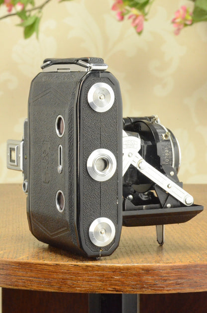 Superb 1936 Zeiss-Ikon Super Ikonta, Freshly serviced! Tessar lens, Compur Rapid - Zeiss-Ikon- Petrakla Classic Cameras