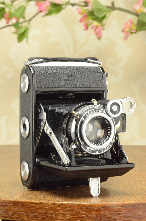 Superb 1936 Zeiss-Ikon Super Ikonta, Freshly serviced! Tessar lens, Compur Rapid - Zeiss-Ikon- Petrakla Classic Cameras