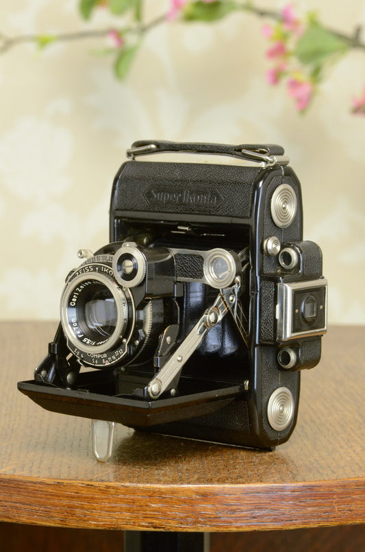 SUPERB! 1936 ZEISS-IKON SUPER IKONTA, Tessar lens, CLA’d - Zeiss-Ikon- Petrakla Classic Cameras