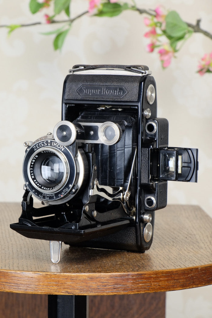 SUPERB! 1936 6x9 Super Ikonta with Tessar Lens, FRESHLY SERVICED - Zeiss-Ikon- Petrakla Classic Cameras