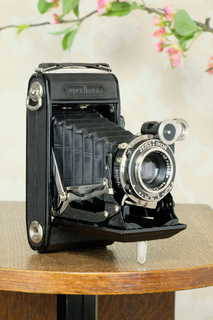 SUPERB! 1936 6x9 Super Ikonta with Tessar Lens, FRESHLY SERVICED - Zeiss-Ikon- Petrakla Classic Cameras