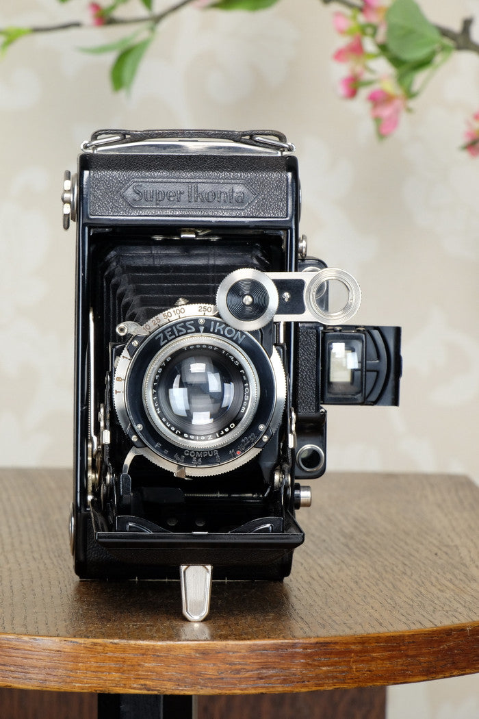 SUPERB! 1936 6x9 Super Ikonta with Tessar Lens, FRESHLY SERVICED - Zeiss-Ikon- Petrakla Classic Cameras