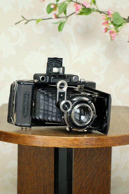 SUPERB! 1936 6x9 Super Ikonta with Tessar Lens, FRESHLY SERVICED - Zeiss-Ikon- Petrakla Classic Cameras