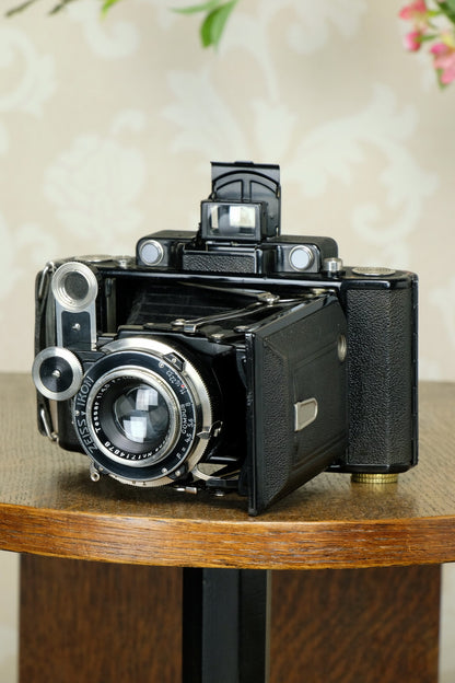 SUPERB! 1936 6x9 Super Ikonta with Tessar Lens, FRESHLY SERVICED - Zeiss-Ikon- Petrakla Classic Cameras