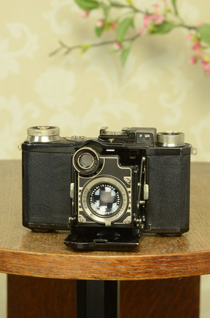 Superb! 1934 Zeiss-Ikon Super Nettel (236/24) Freshly serviced! - Zeiss-Ikon- Petrakla Classic Cameras